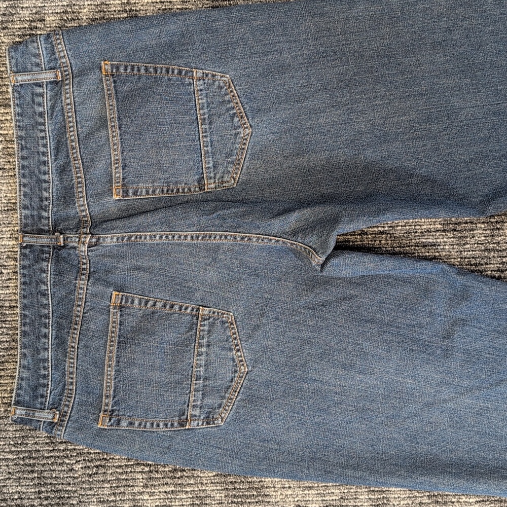 Sun + Stone Patch Jeans Men's Relaxed Fit Med Wash 38x32 - Picture 10 of 13